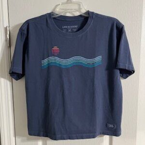 Life Is Good Women's Crusher Tee Shirt Medium